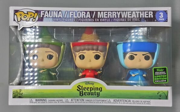 [3 Pack] Fauna/Flora/Merryweather - Disney Sleeping Beauty