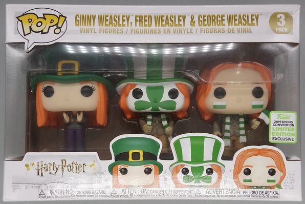[3 Pack] Ginny Weasley, Fred & George Weasley - BOX DAMAGE