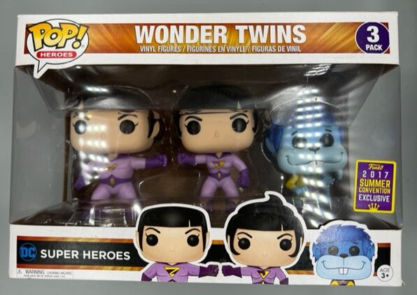 [3 Pack] Wonder Twins - DC Super Heroes - 2017 C- BOX DAMAGE