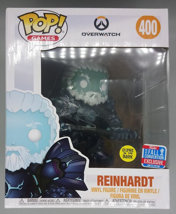#400 Reinhardt (Coldhardt) - 6 Inch - Glow - Overwatch 2018