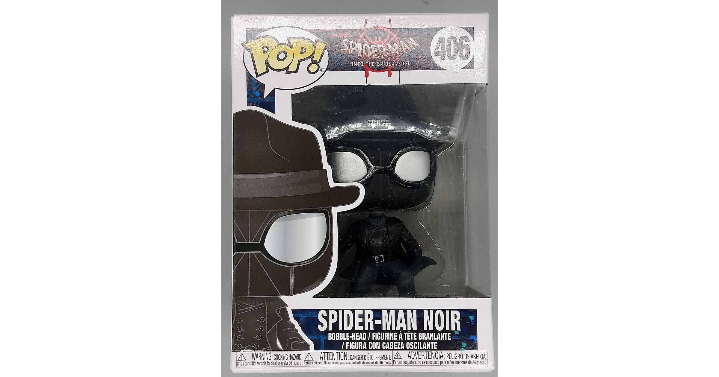 Funko Pop Spider-Man Noir #406 with Protector 