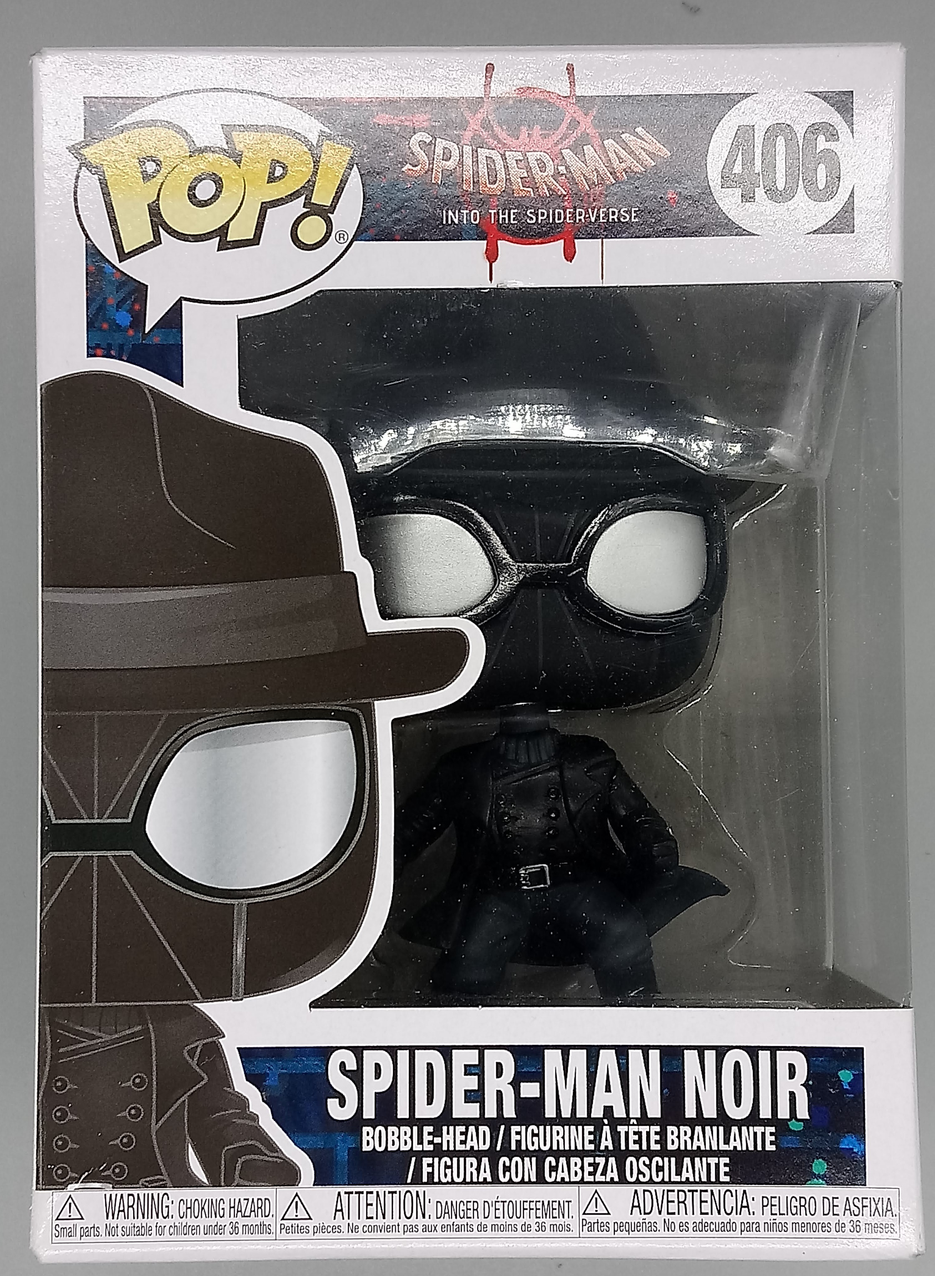 406 Spider-Man Noir (Hat) Marvel Spiderman Into The Spiderv – Funko Pops