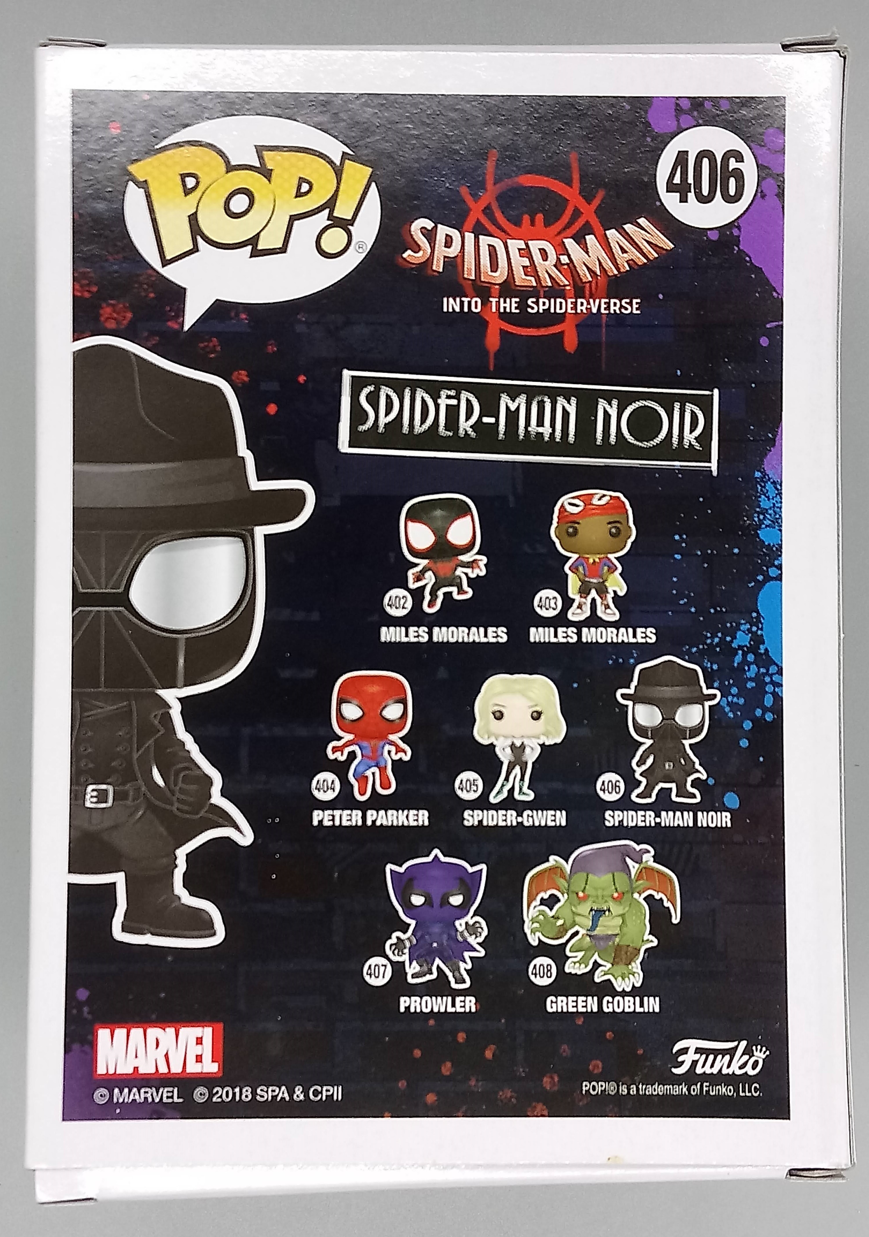 Spider-Man: Into the Spider-Verse - Spider-Man Noir - figurine COSB0640 Cosbaby Figures - Prix & Rareté Spider-Man: Into the Spider-Verse - Spider-Man Noir - figurine COSB0640 Cosbaby Figures - Prix & Rareté