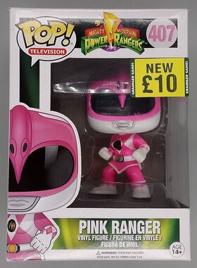 #407 Pink Ranger (Action Pose) - Power Rangers - BOX DAMAGE