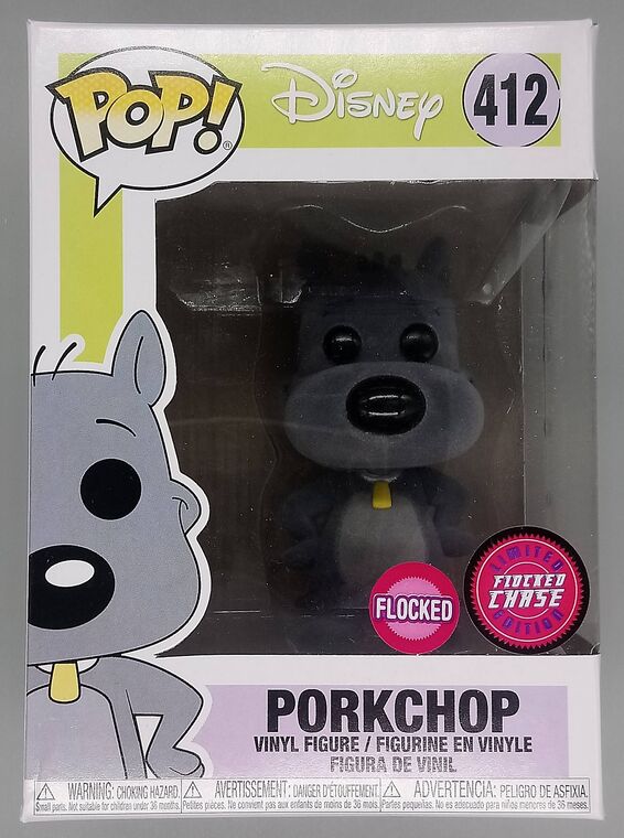 #412 Porkchop - Flocked Chase - Disney Doug
