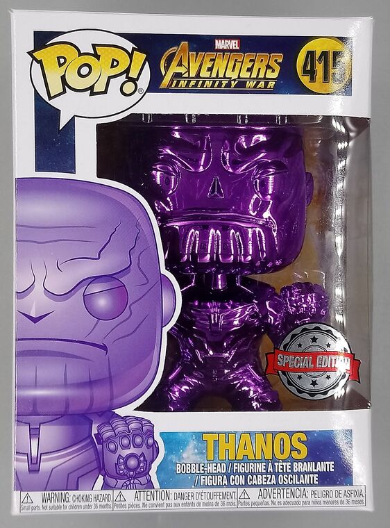 #415 Thanos (Purple, Closed Fist) - Chrome - Marvel Infinity