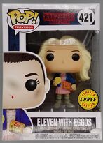 #421 Eleven with Eggos (Wig) Chase - Stranger Things DAMAGED