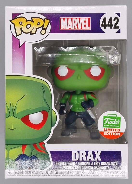 #442 Drax (Classic) Pop Marvel Limited Ed Guardians of the G