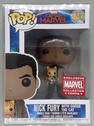 #447 Nick Fury (with Goose the Cat) - Marvel Collector Corps