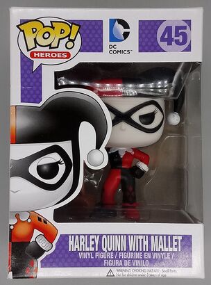 #45 Harley Quinn with Mallet - DC Comics - BOX DAMAGE