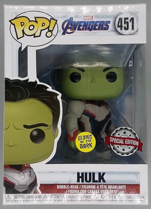 #451 Hulk (Team Suit) - Glow - Marvel Avengers Endgame