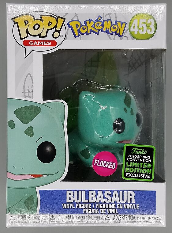 #453 Bulbasaur - Flocked - Pokemon - 2020 Con Release