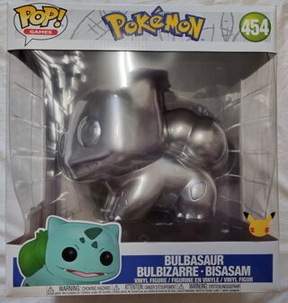 #454 Bulbasaur (Silver) - 10 Inch Metallic - Pokemon