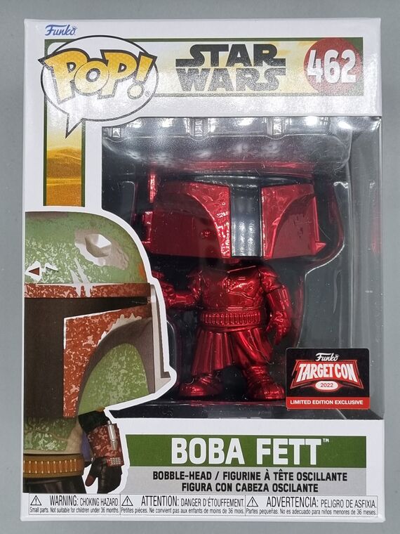 #462 Boba Fett (Red) Chrome - Star Wars