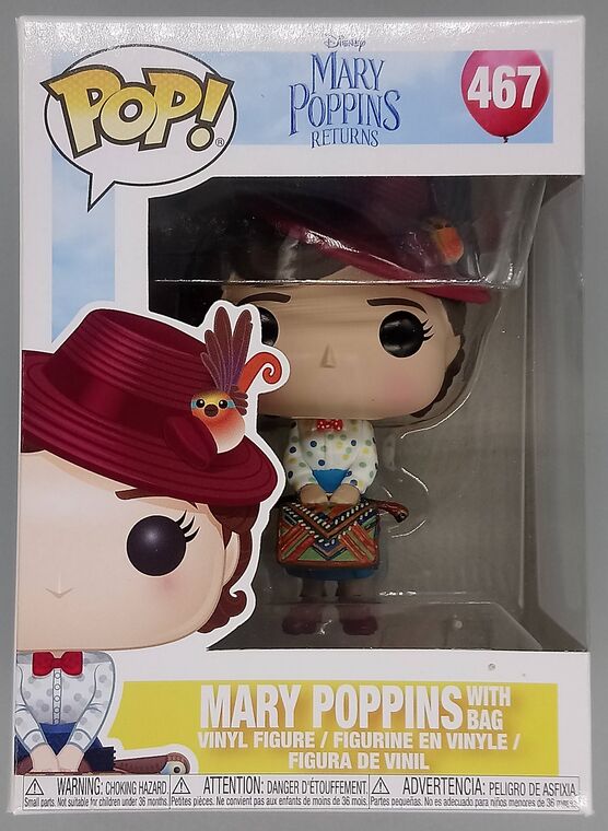 #467 Mary Poppins (with Bag) Disney Mary Poppins BOX DAMAGE