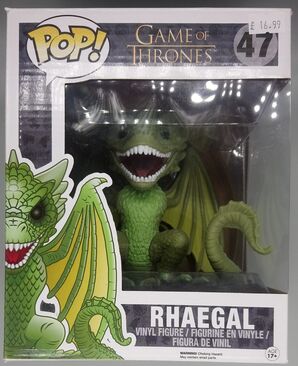 #47 Rhaegal - 6 Inch - Game of Thrones - DAMAGED BOX