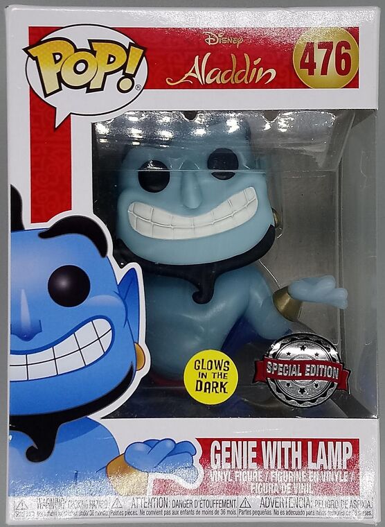 #476 Genie with Lamp - Glow - Disney Aladdin - Exclusive