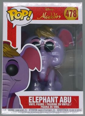 #478 Elephant Abu - Disney Aladdin - DAMAGED BOX
