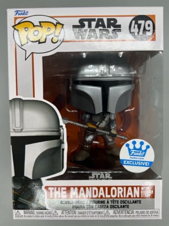 #479 The Mandalorian (with Beskar Staff) - Star Wars