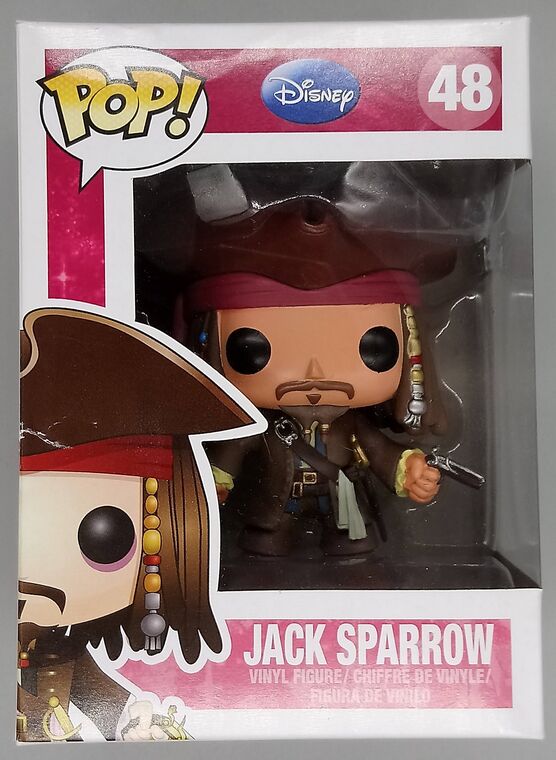 #48 Jack Sparrow - Disney Pirates of the CaribbeanBOX DAMAGE