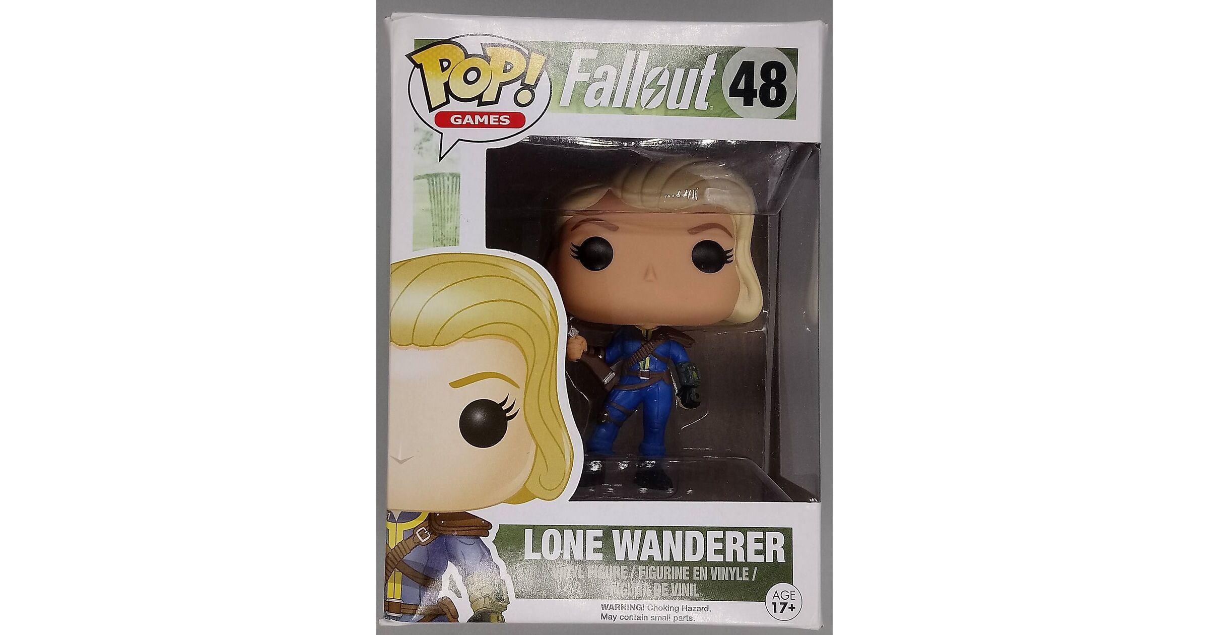 Includes POP Protector Female - Funko POP Fallout #48 Lone Wanderer 