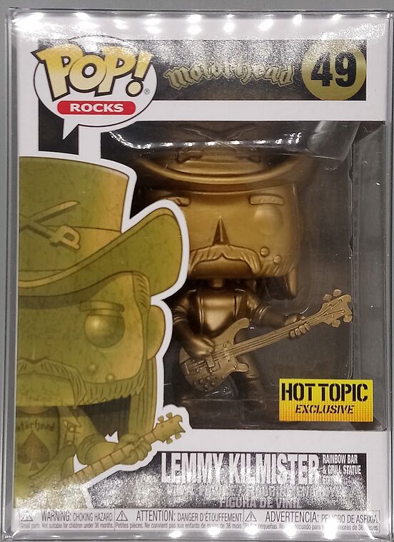 #49 Lemmy Kilmister (Rainbow Bar & Grill Statue) Motorhead