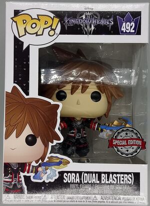 #492 Sora (Dual Blasters) - Pop Games - Kingdom Hearts