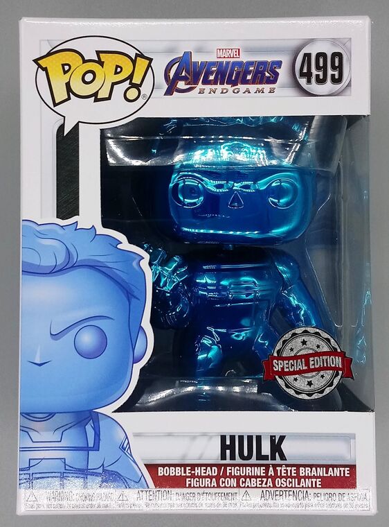#499 Hulk (w/ Gauntlet, Blue) Chrome - Marvel Avengers Endga