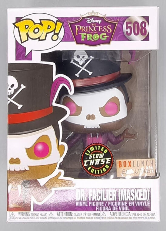 #508 Dr. Facilier (Masked) Glow Chase Disney Princess & Frog