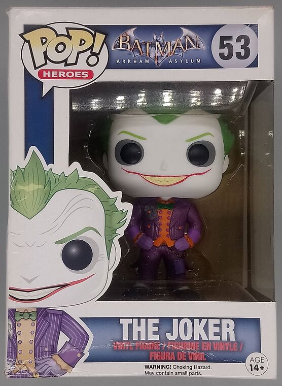 #53 The Joker - DC - Batman Arkham Asylum - BOX DAMAGE