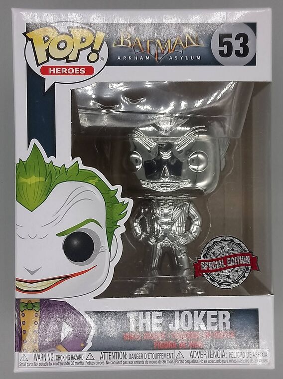 #53 The Joker (Silver) - Chrome - DC Batman: Arkham Asylum