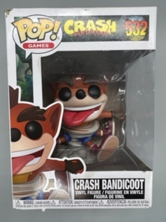 #532 Crash Bandicoot (Spinning) - Crash Bandicoot BOX DAMAGE
