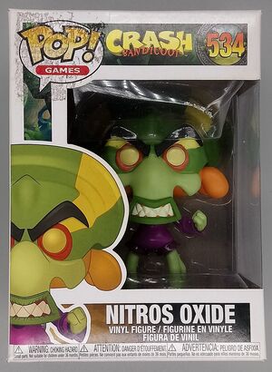 #534 Nitros Oxide - Crash Bandicoot - BOX DAMAGE