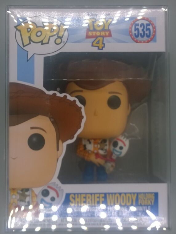 #535 Sheriff Woody (Holding Forky) - Disney Toy Story 4