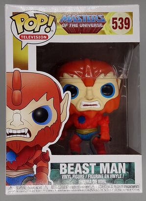 #539 Beast Man - Masters of the Universe - BOX DAMAGE