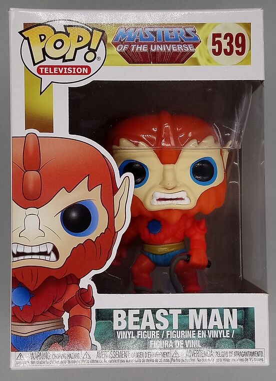#539 Beast Man - Masters of the Universe - BOX DAMAGE