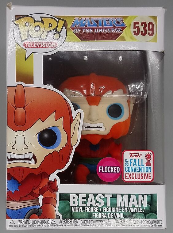 #539 Beast Man - Flocked - Masters Of The Universe - 2017 Co