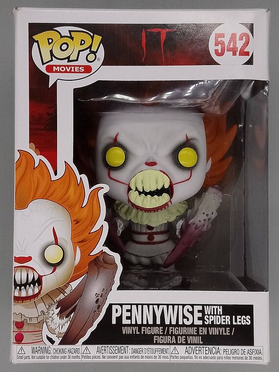 #542 Pennywise (with Spider Legs) - Horror - IT - BOX DAMAGE