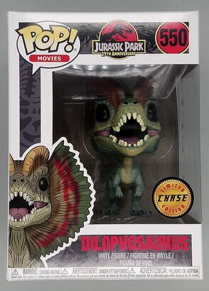#550 Dilophosaurus (Frill Closed) Chase - Jurassic P  DAMAGE
