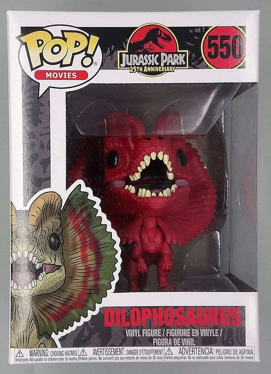 #550 Dilophosaurus (Red) - Jurassic Park