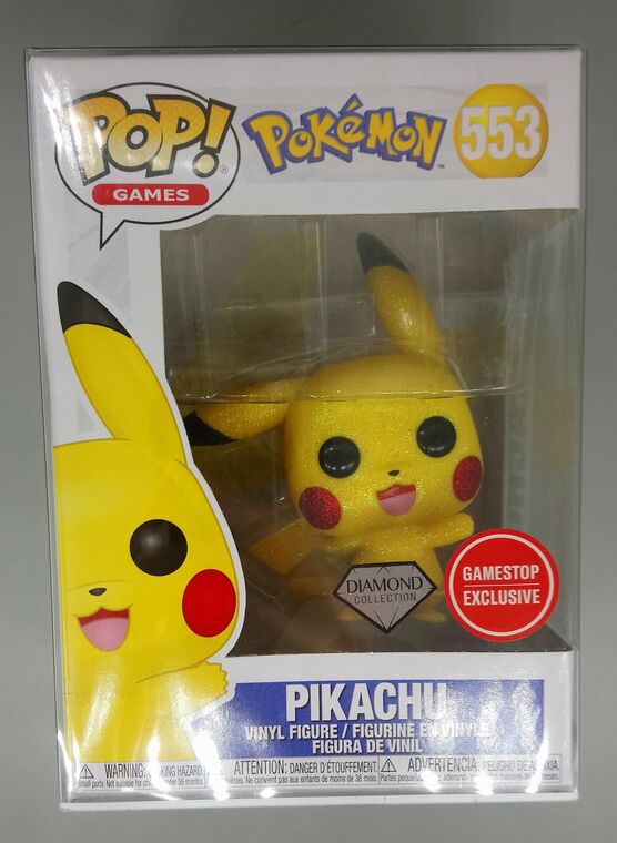 #553 Pikachu (Waving) - Diamond - Pokemon