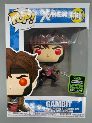 #554 Gambit (w/ Bo-Staff) - Marvel X-Men - BOX DAMAGE