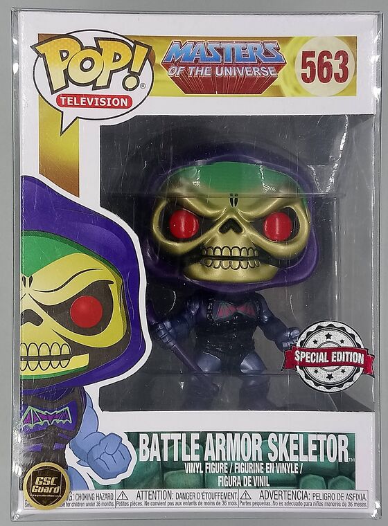 #563 Battle Armor Skeletor - Metallic - MOTU