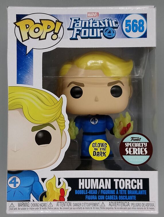 #568 Human Torch - Glow - Marvel Fantastic Four