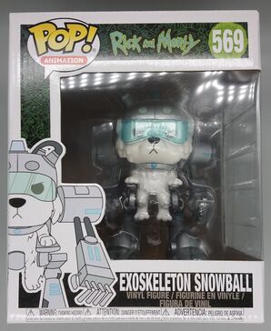 #569 Exoskeleton Snowball 6 Inch - Rick and Morty BOX DAMAGE