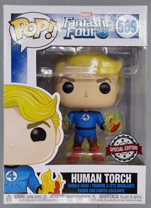 #569 Human Torch (w/ Flames) - Marvel Fantastic Four