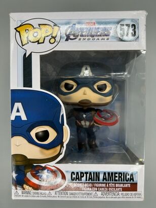 #573 Captain America Mjolnir & Broken Shield Marvel A DAMAGE