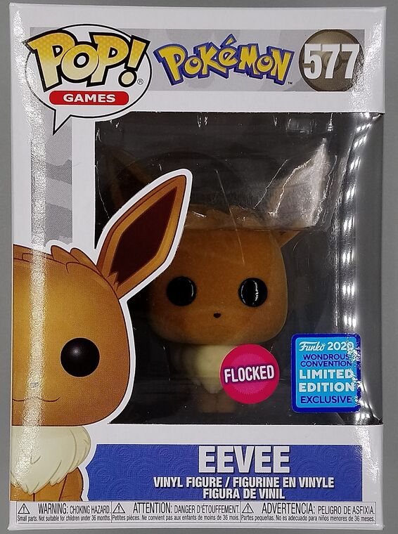 #577 Eevee - Flocked - Pokemon
