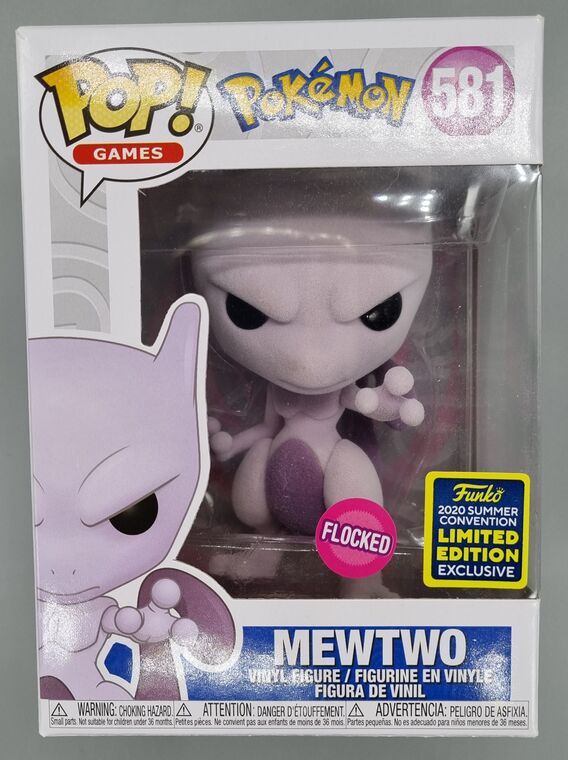 #581 Mewtwo - Flocked - Pokemon - 2020 Con