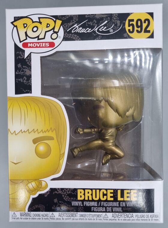 #592 Bruce Lee (Flying Man, Gold) - Game of Death